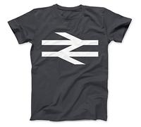 British Rail As Worn by Damon Albarn T-Shirt Charcoal
