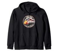 British Rail Azuma High Speed Train - Trains In The Brain Zip Hoodie
