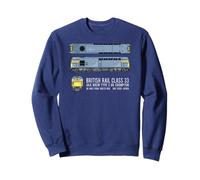 British Rail Class 33 BRCW Type 3 Locomotive Diagram Sweatshirt