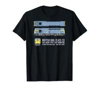British Rail Class 33 BRCW Type 3 Locomotive Diagram T-Shirt