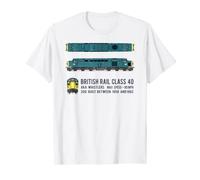 British Rail Class 40 Locomotive Diagram T-Shirt