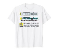 British Rail Class 41 HST Locomotive Diagram T-Shirt