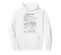 British Rail Class 46 Peak Driver Controls Diagram Pullover Hoodie