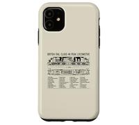 British Rail Class 46 Peak Locomotive Cutaway Diagram Case for iPhone 11