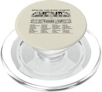 British Rail Class 46 Peak Locomotive Cutaway Diagram PopSockets PopGrip for MagSafe
