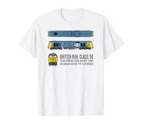 British Rail Class 50 Locomotive Train Diagram T-Shirt