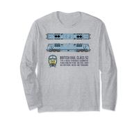 British Rail Class 52 Western Locomotive Diagram Long Sleeve T-Shirt