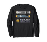 British Rail Class 56 Locomotive Train Diagram Long Sleeve T-Shirt