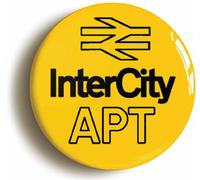 BRITISH RAIL INTER CITY APT RAILWAYS BADGE BUTTON PIN (1inch/25mm diameter)