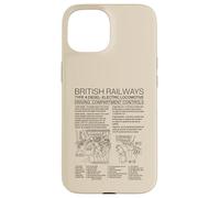 British Railways Type 4 Locomotive Driving Cab Diagram Case for iPhone 15