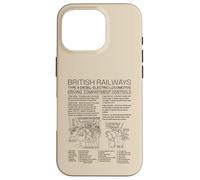 British Railways Type 4 Locomotive Driving Cab Diagram Case for iPhone 16 Pro