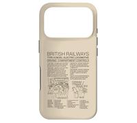 British Railways Type 4 Locomotive Driving Cab Diagram Case for iPhone 17 Pro