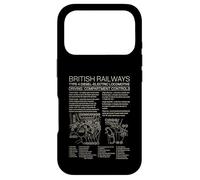 British Railways Type 4 Locomotive Driving Cab Diagram Case for iPhone 17 Pro