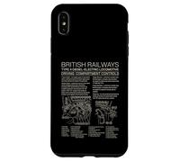 British Railways Type 4 Locomotive Driving Cab Diagram Case for iPhone XS Max