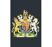 British Royal Coat of Arms England Crest Art: Notebook - Daily Planner Journal, To Do List Notebook, 120 Pages, 6.0 x 9.0 inches.