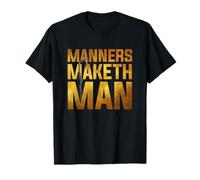 British Secret Agent Manners Maketh Man Umbrella T-Shirt T-Shirt