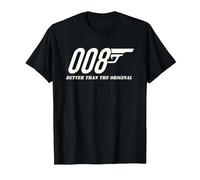 British Secret Magnet 007+1 Better Than Original T-Shirt, Men, Black, Medium