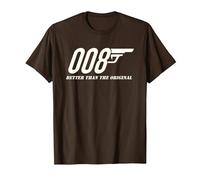 British Secret Magnet 007+1 Better Than Original T-Shirt, Men, Brown, Medium