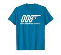 British Secret Magnet 007+1 Better Than Original T-Shirt, Men, Sapphire Blue, 3X-Large