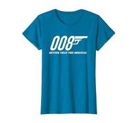 British Secret Magnet 007+1 Better Than Original T-Shirt, Women, Sapphire Blue, 3X-Large