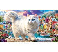 British Shorthair 1000 Pieces Recycled Paper Jigsaw - Family Activity & Fun Present Great Gift Idea for Adults 38x52/1000pcs