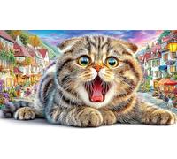 British Shorthair 1000 Pieces Recycled Paper Jigsaw - Family Activity & Fun Present Great Gift Idea for Adults 38x52/1000pcs