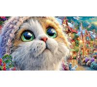 British Shorthair 1000 Pieces Recycled Paper Jigsaw - Family Activity & Fun Present Great Gift Idea for Adults 38x52/1000pcs