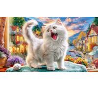 British Shorthair 1000 Pieces Recycled Paper Puzzle - Great Gift Idea Challenging Home Activity for Adults 38x52/1000pcs