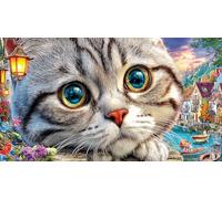 British Shorthair 1000 Pieces Recycled Paper Puzzle - Great Gift Idea Challenging Home Activity for Adults 38x26/1000pcs