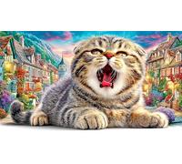 British-Shorthair Adult Jigsaws 1000 Piece Puzzle Game Challenging Puzzles for Wall Decoration and Gifts Great Gift Idea Educational Games 38x52/1000pcs