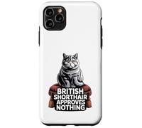 British Shorthair Approves Nothing Case for iPhone 11 Pro Max