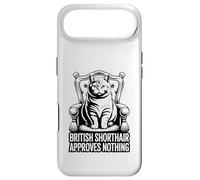 British Shorthair Approves Nothing Case for iPhone Air