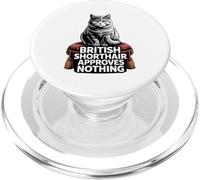 British Shorthair Approves Nothing PopSockets PopGrip for MagSafe