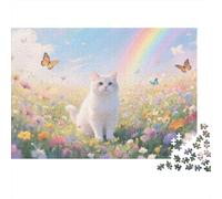 British Shorthair Cat 1000 Pieces Adult Jigsaw Puzzles Jigsaws Challenging Game Family Challenging Educational Games Home Decoration for Adults Gifts Ideas 1000pcs (75x50cm)
