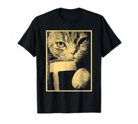 British Shorthair Cat Drinking Beer St Patricks Day Humor T-Shirt