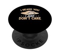 British Shorthair Cat - I just don't care Sleeping Cat PopSockets Adhesive PopGrip