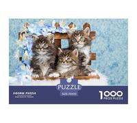 British Shorthair Cat-kitty Jigsaw Puzzle Waterproof 1000 Piece for Adults Gifts Colourful Home Decoration