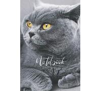 British Shorthair cat lined notebook: Perfect gift for Pedigree British Blue cat lover