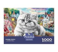 British Shorthair Intricate 1000-Piece Jigsaw Puzzles for Adults Presenting A World of Challenging Puzzle Games - These Stand As The Premier Gift Jigsaw Puzzles for Adults And Kids Age 12 Years