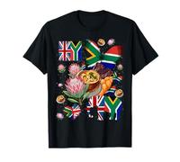 British South African Heritage Idea for Kids UK South Africa T-Shirt