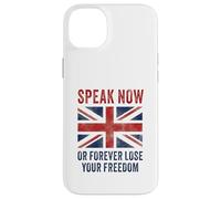 British Speak now or forever lose your freedom UK Case for iPhone 14 Plus
