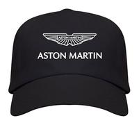 British Sports Car Inspired Black Cap - Stylish Accessory for Motorsports Fans, Black/White, One Size