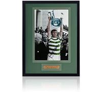 British Sports Museum Billy McNeill Hand Signed Celtic Lisbon Lions 12x8'' European Cup Photograph COA