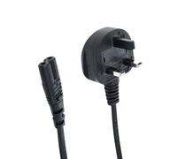 British Standard 8 Shape Power Cable 0.75 Square with PVC Jackets and Plate Contacts