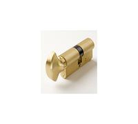 British Standard Kitemarked 6 Pin Euro Profile Thumbturn Door Cylinder - Security Anti-Snap, Anti-Bump & Anti-Pick Lock - BS EN 1303 Certified, Composite Doors (Brass, 55mm/45mm - Boxed)