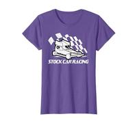 British Stock Car Racing car with chequered flag T-Shirt
