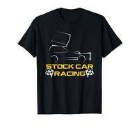 British Stock Car Racing Car with Target Flags T-Shirt