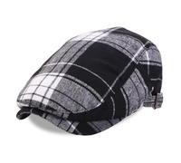 British Styles Checkered Berets Hat Breathable Neutral Fashion Cotton Cap Perfect For Everyday Styles And Occasion Hat For Daily Wear