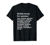 British Summertime Definition. Rain. T-Shirt