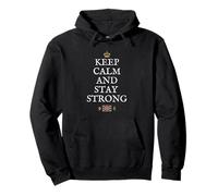 BRITISH SUPPORT PROTECT PATRIOTS KEEP CALM STAY STRONG UK Pullover Hoodie